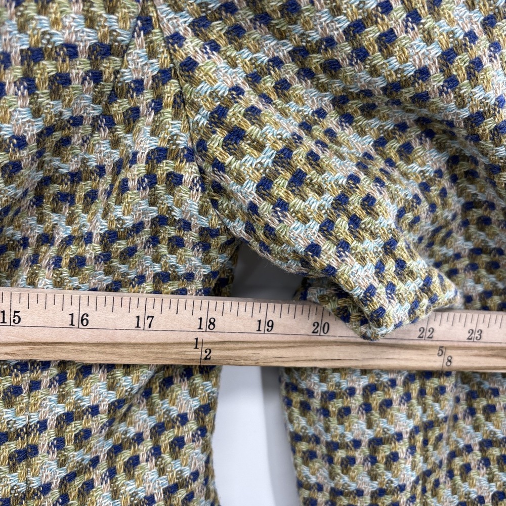 Talbots Wool Blazer Vintage‎ Green Tweed Womens Size 10 Vintage Coquette USA - Picture 6 of 12